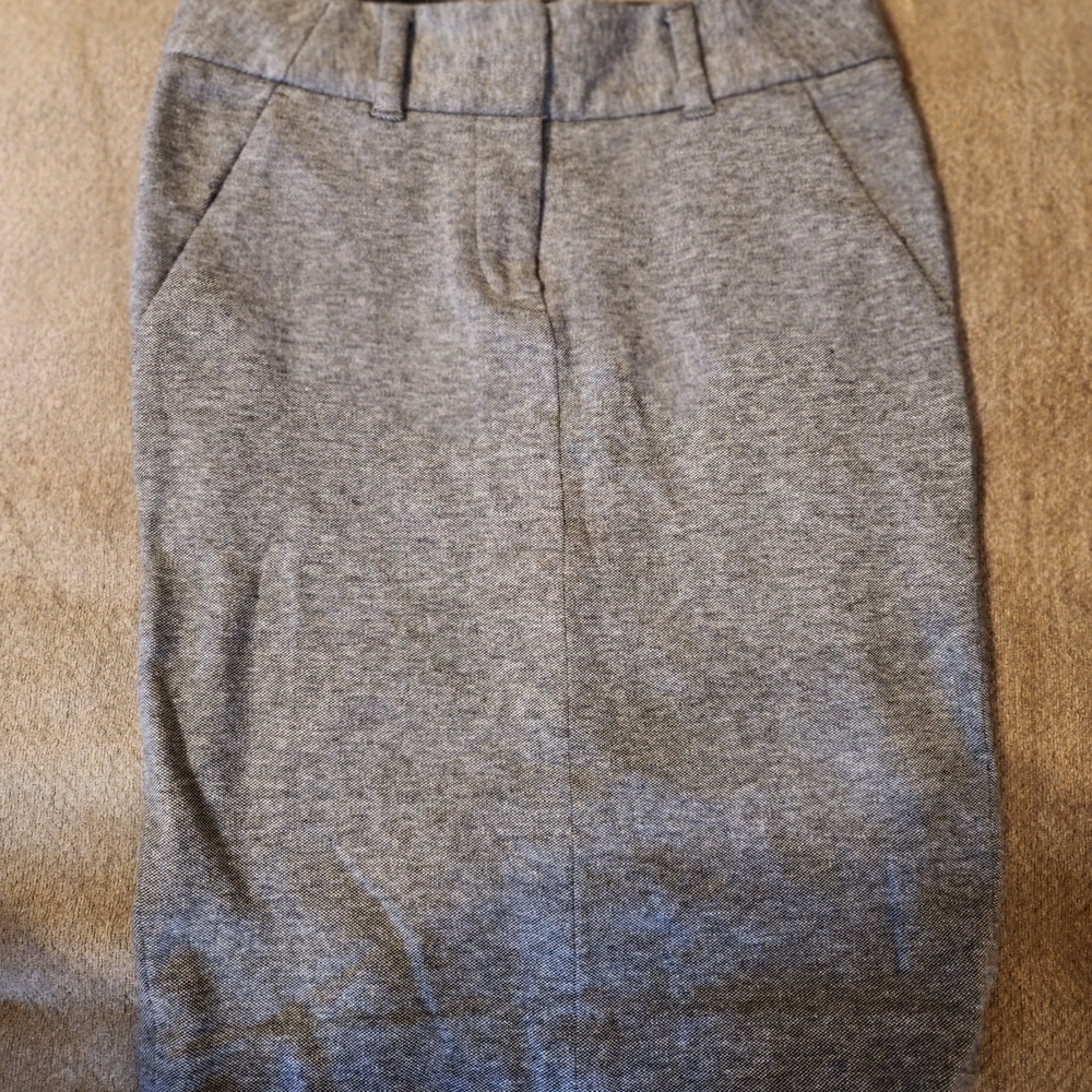 LOFT Classic Gray Pencil Skirt